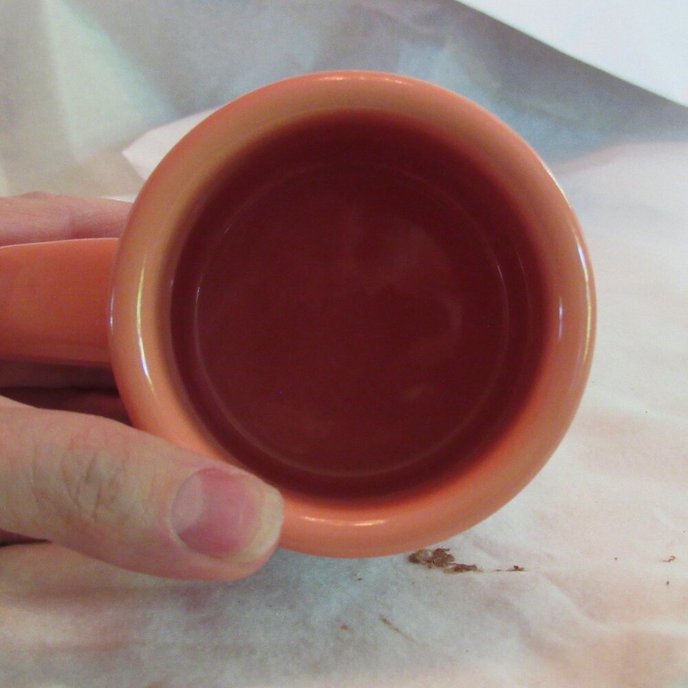 Life is Good Peach Life is Good at 40 Mug Enjoy the Ride Excellent Condition - Picture 5 of 7